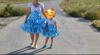 Traje de flamenca niña