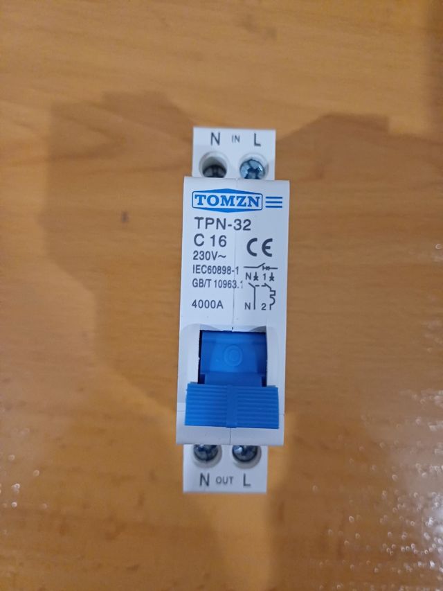 Dpn 16a Magnetotermico estrecho