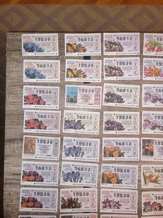 LOTE DECIMOS LOTERIA NACIONAL 1996