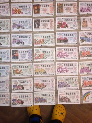 LOTE DECIMOS LOTERIA NACIONAL 1996