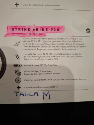 BICICLETA SCOTT STRIKE eRIDE 920