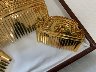 PEINETAS DORADAS FALLERA ORFEBRE PERÍS-ROCA