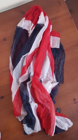 fular bandera americana y pañuelo bandera inglesa