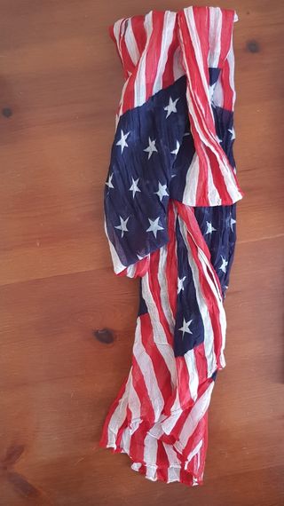 fular bandera americana y pañuelo bandera inglesa