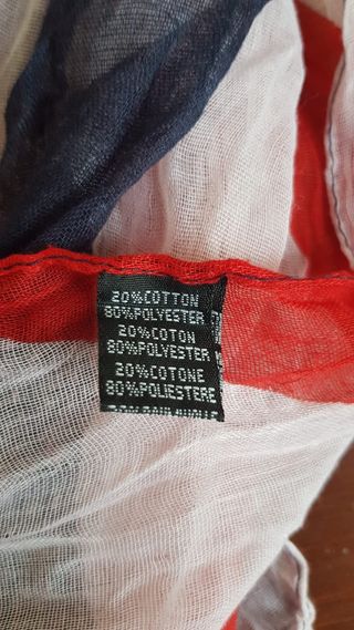 fular bandera americana y pañuelo bandera inglesa
