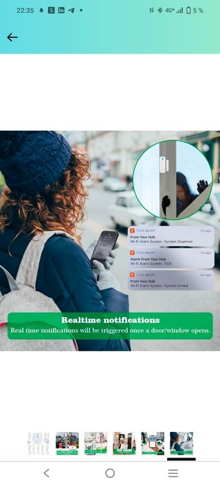 Alarma con 10 sensores, 16 accesorios