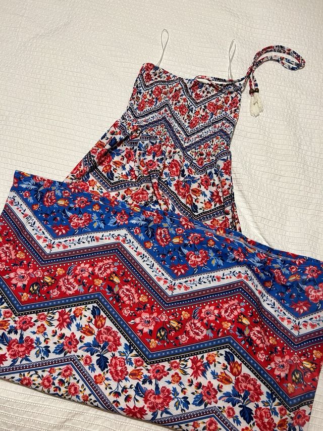 Vestido largo palabra de honor