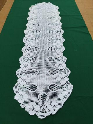 Ganchillo tapete mesa