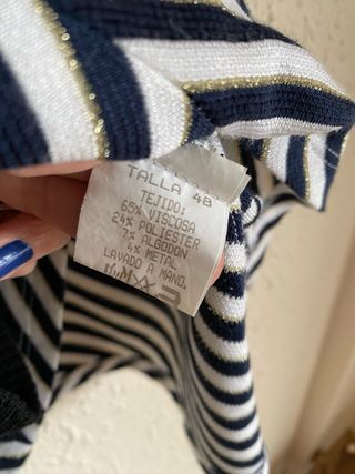 Camiseta rayas Lola Barceló talla L