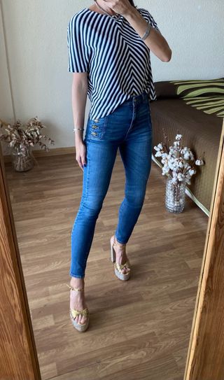 Camiseta rayas Lola Barceló talla L