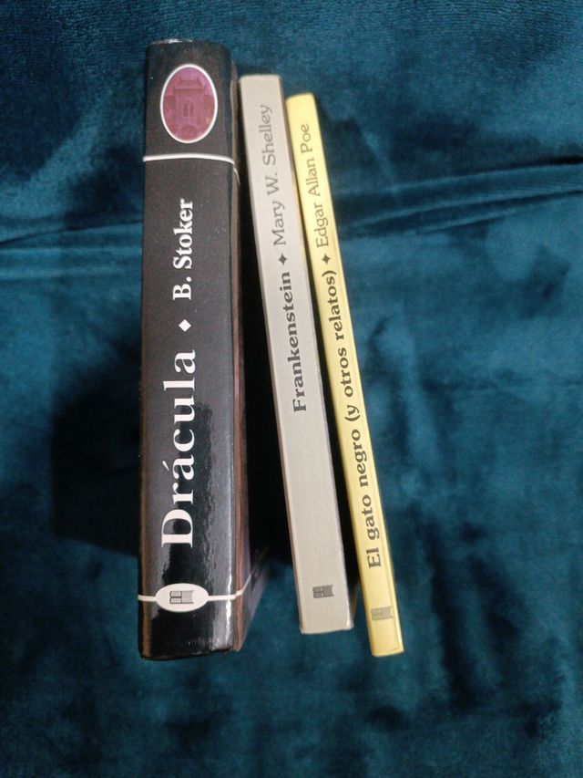 Libros Terror Lote Drácula/Frankenstein/