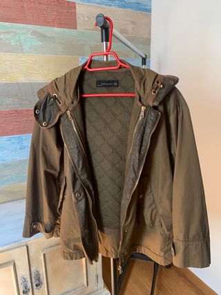 Parka verde Zara TS
