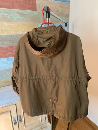 Parka verde Zara TS