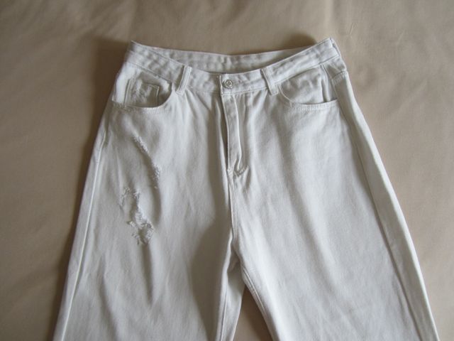 Vaqueros Shein L/XL blancos