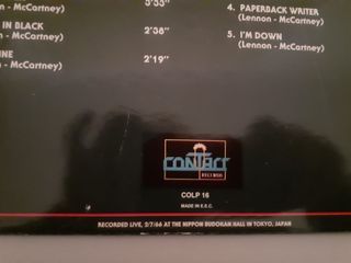 The Beatles "Live in Japan". LP