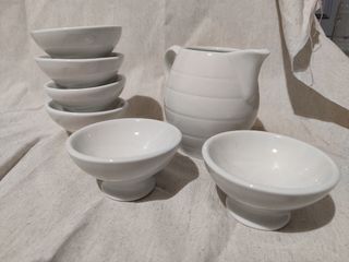 Juego de jarra y vasos de vino Ribeiro