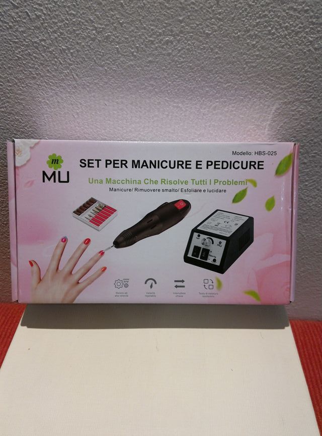 Fresa elettrica per Manicure e Pedicure
