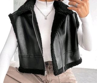✅Chaleco polipiel borreguito