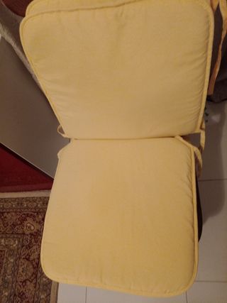 4 Cojines de sillas de comedor