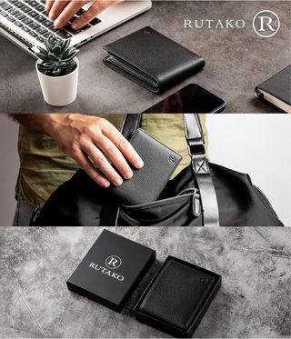 Cartera horizontal de piel Nueva