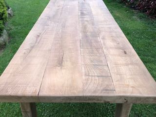 Mesa de castaño rustica