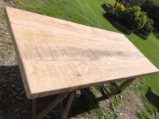 Mesa de castaño rustica