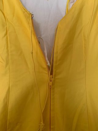 Traje flamenca amarillo