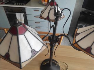 Lampada in Vetro Lavorato a Mano
