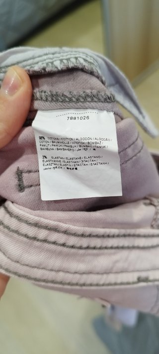 Pantalone rosa stiloso
