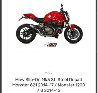 Piloto trasero Ducati Monster 821