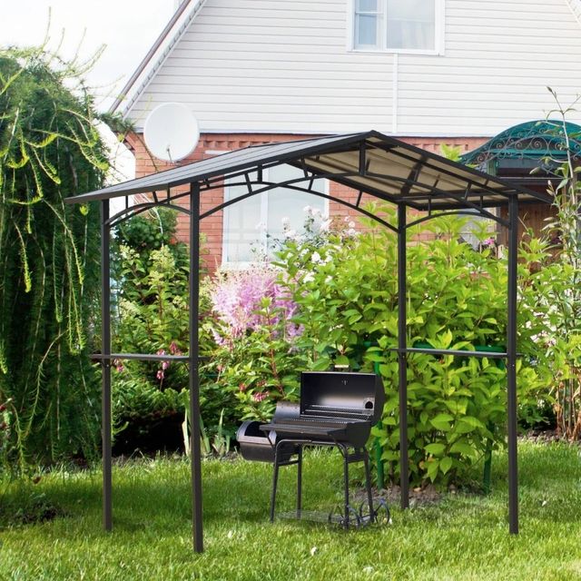 Gazebo da Giardino per Barbecue BBQ con Tetto in