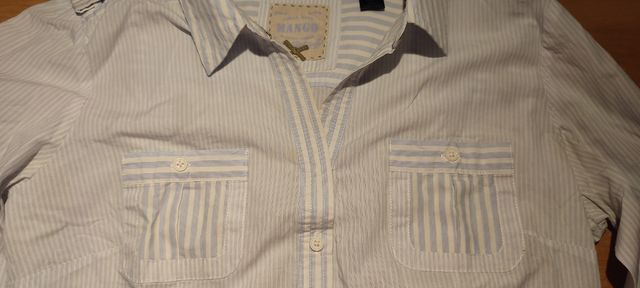 Camisa raya mujer de Mango