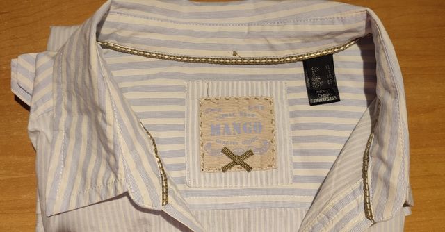 Camisa raya mujer de Mango