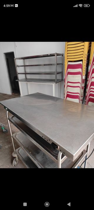 PLANCHA ACERO INOX GAS 300€