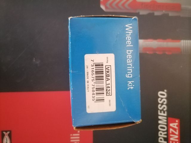 SKF VKBA 1432 Kit CUSCINETTI ruota ANT FORD FIESTA