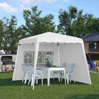 Gazebo da Giardino Pieghevole ad Altezza Regolabil