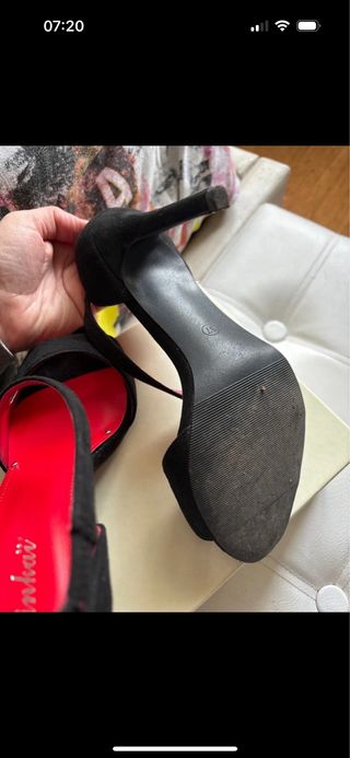 Decollete spuntate nere misura 37