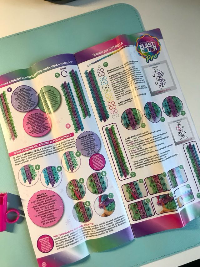 Set elastici per braccialetti + telaio