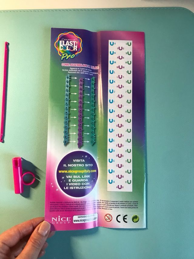 Set elastici per braccialetti + telaio