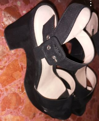Sandalias mujer negro