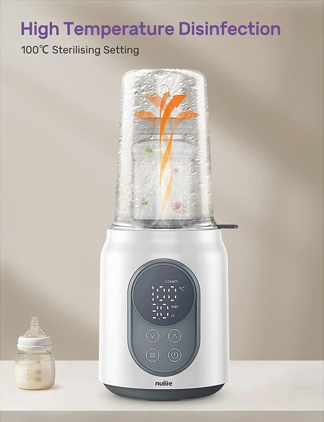 Calientabiberones 5 en 1 con pantalla LCD