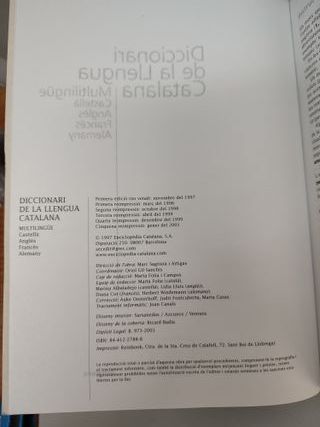 Diccionari de la Llengua Catalana Multilingue