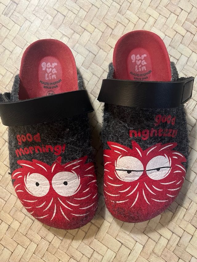 Zapatilla bio/zueco casa Garvalin niño
