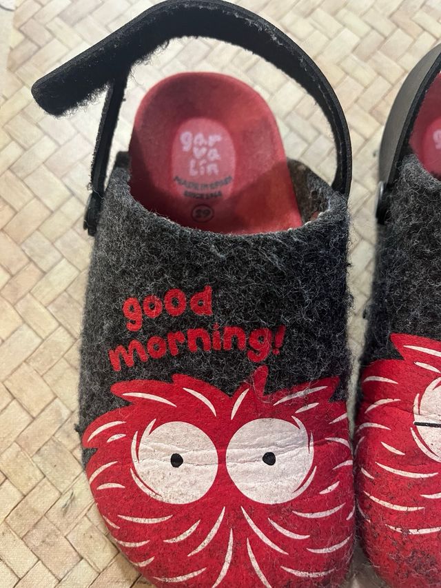 Zapatilla bio/zueco casa Garvalin niño