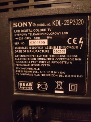 TV Sony 26'