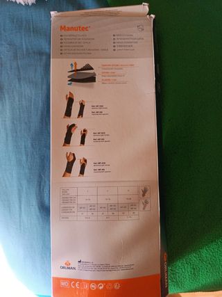 Prótesis mano dedo menique y anular