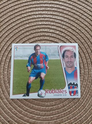 Rubiales Liga Este 04/05 sin pegar Original