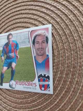 Rubiales Liga Este 04/05 sin pegar Original