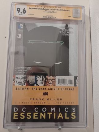 Batman essentials: dark knight returns 1 cgc 9.6 s