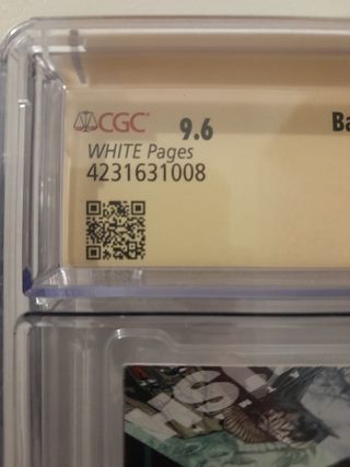 Batman essentials: dark knight returns 1 cgc 9.6 s